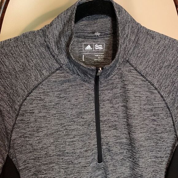 ADIDAS Half Zip Long Sleeve Top - Picture 5 of 7